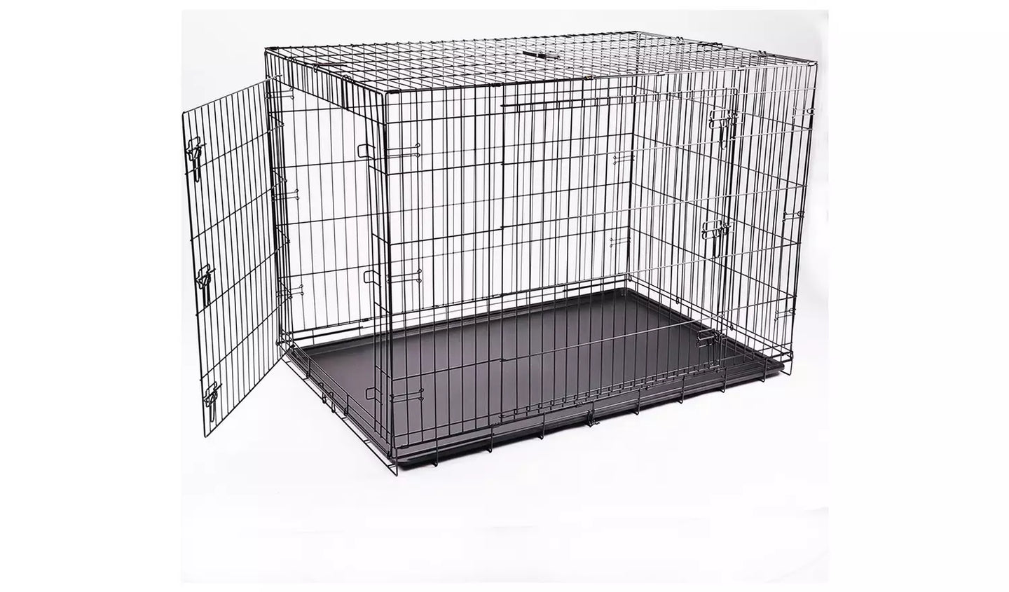 Double Door 54 inch Pet Cage - XXL